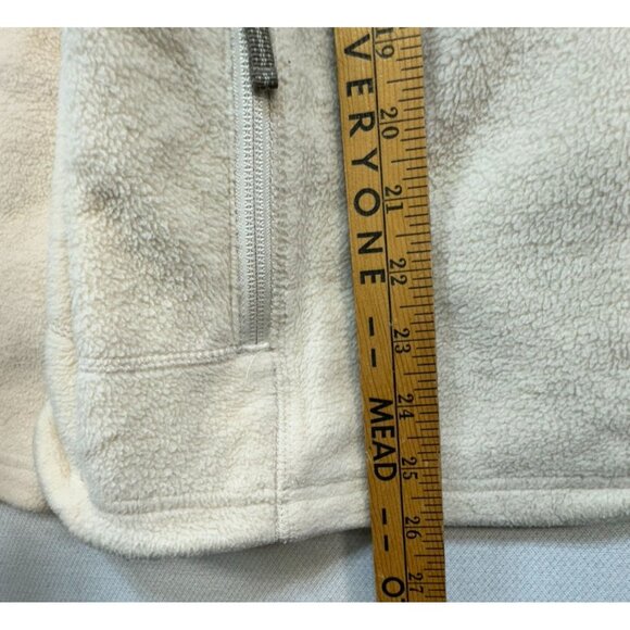 Cabelas Womens Outerwear Fleece Jacket Size M Beige Zip Pockets - Picture 6 of 13